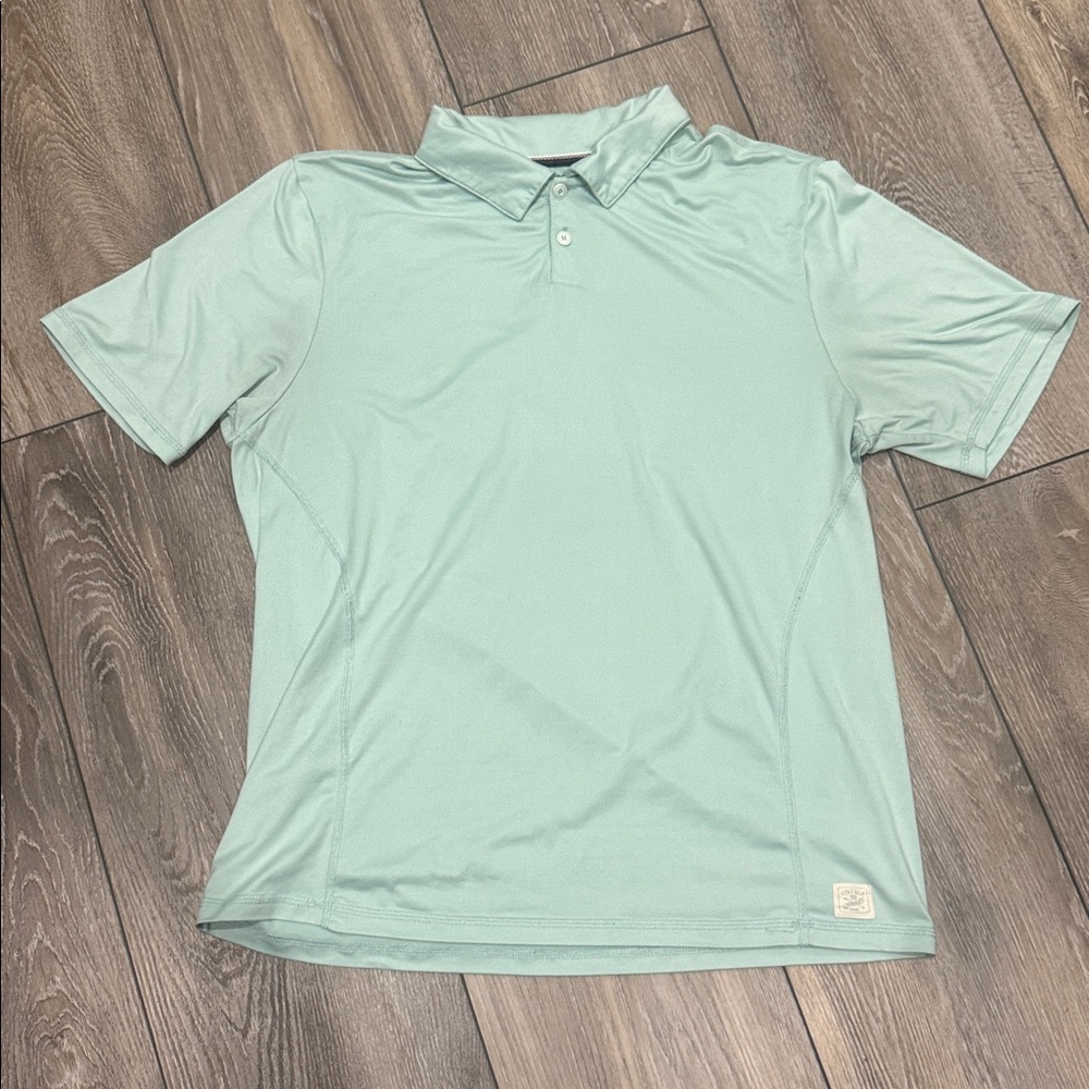 Weatherproof Mint Green Polo Shirt -Medium